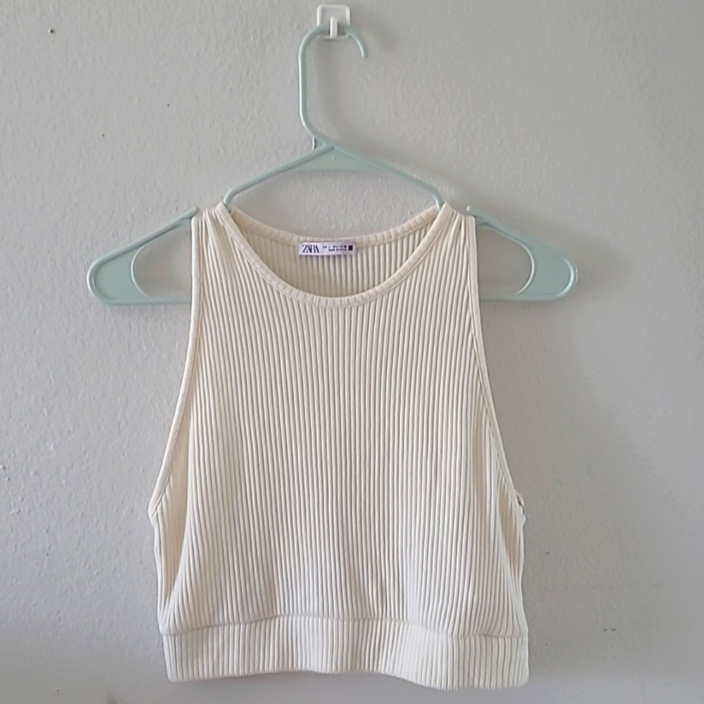 ZARA ribbed top